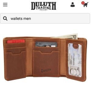 Duluth Fire Hose Tri-Fold Wallet new with box